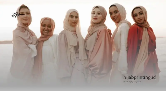 Hijab Printing custome untuk berbagai Acara