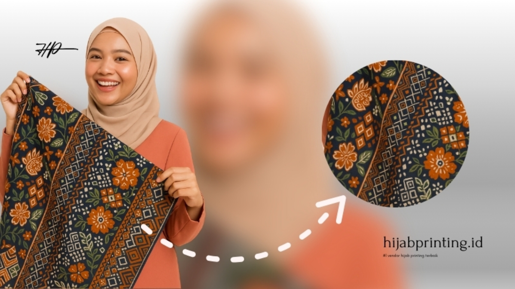Hijab Printing Eksklusif 2025 – Cetak Hijab Custom Sesuai Gaya Kamu!