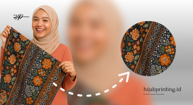 Hijab Printing Eksklusif 2025 – Cetak Hijab Custom Sesuai Gaya Kamu!